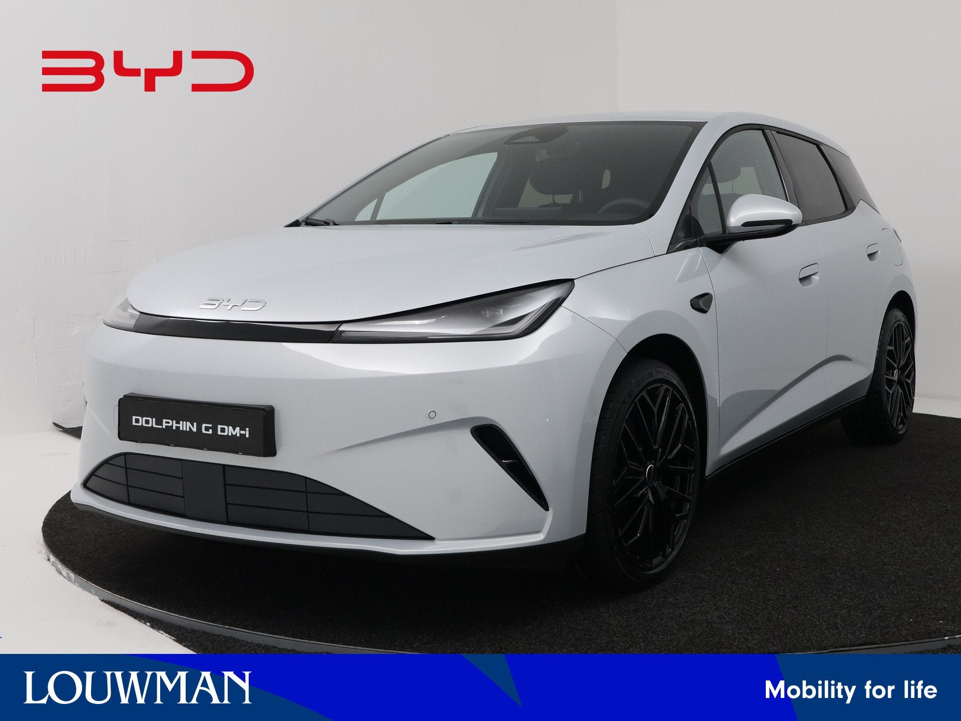BYD Dolphin G 1.5L DM-i Boost | 19" velgen | 100% Nieuw & Or, Auto's, Stof, Zwart, Bedrijf, Nieuw