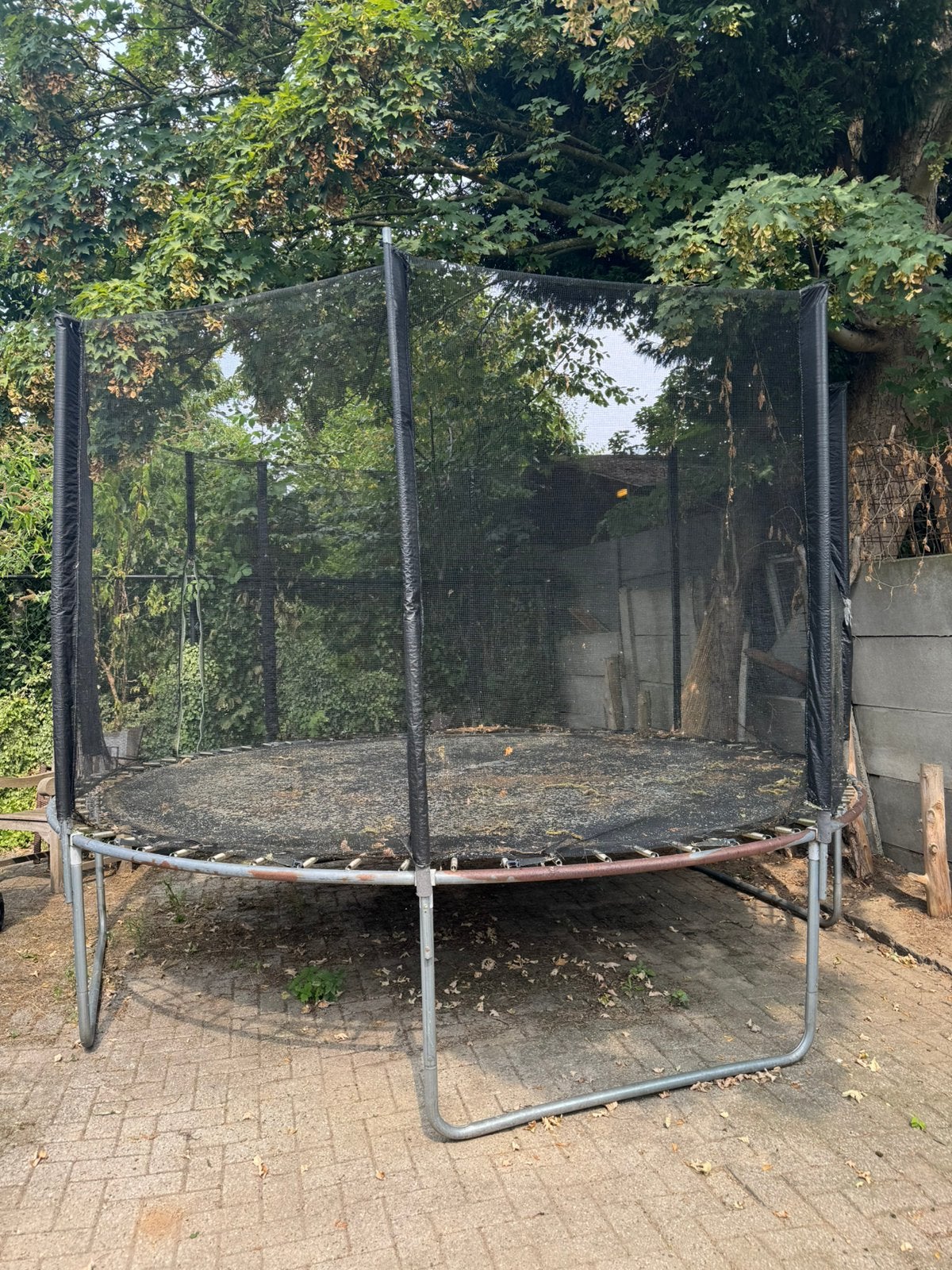 Trampoline, Ophalen, Gebruikt