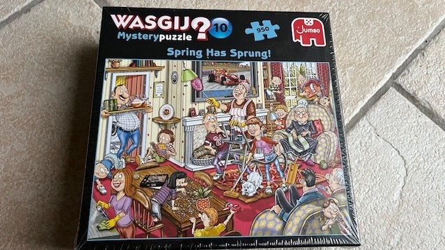 Puzzel Wasgij Mystery puzzle 10 Spring Has Sprung! 950 stuk, Ophalen of Verzenden, Minder dan 500 stukjes, Nieuw