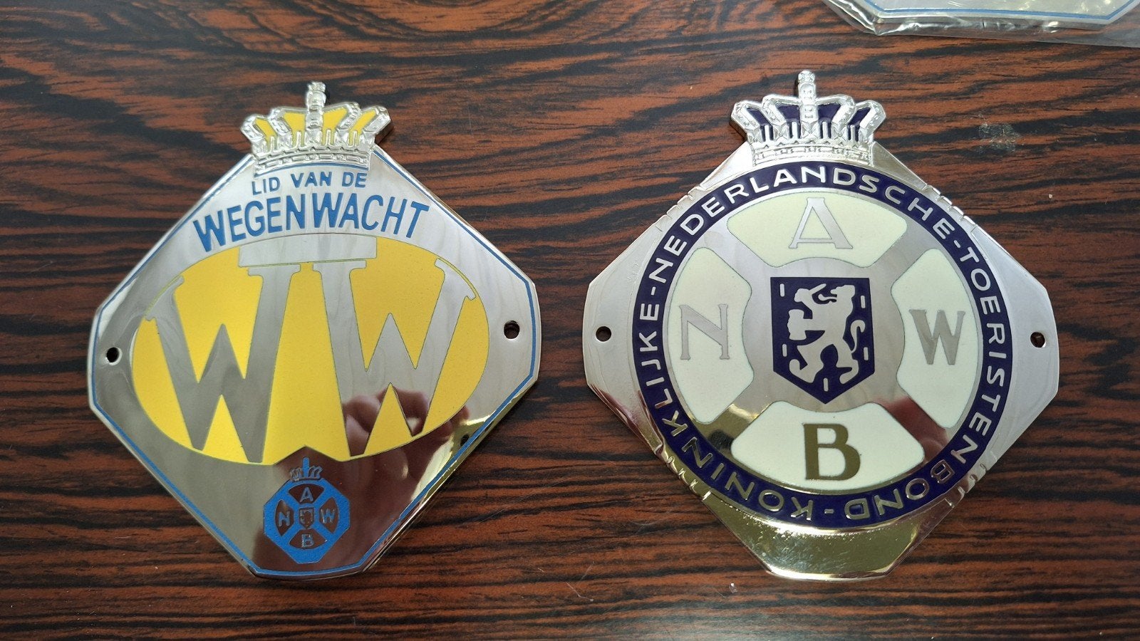 Originele ANWB plakkettes, Auto diversen, Auto-accessoires, Verzenden
