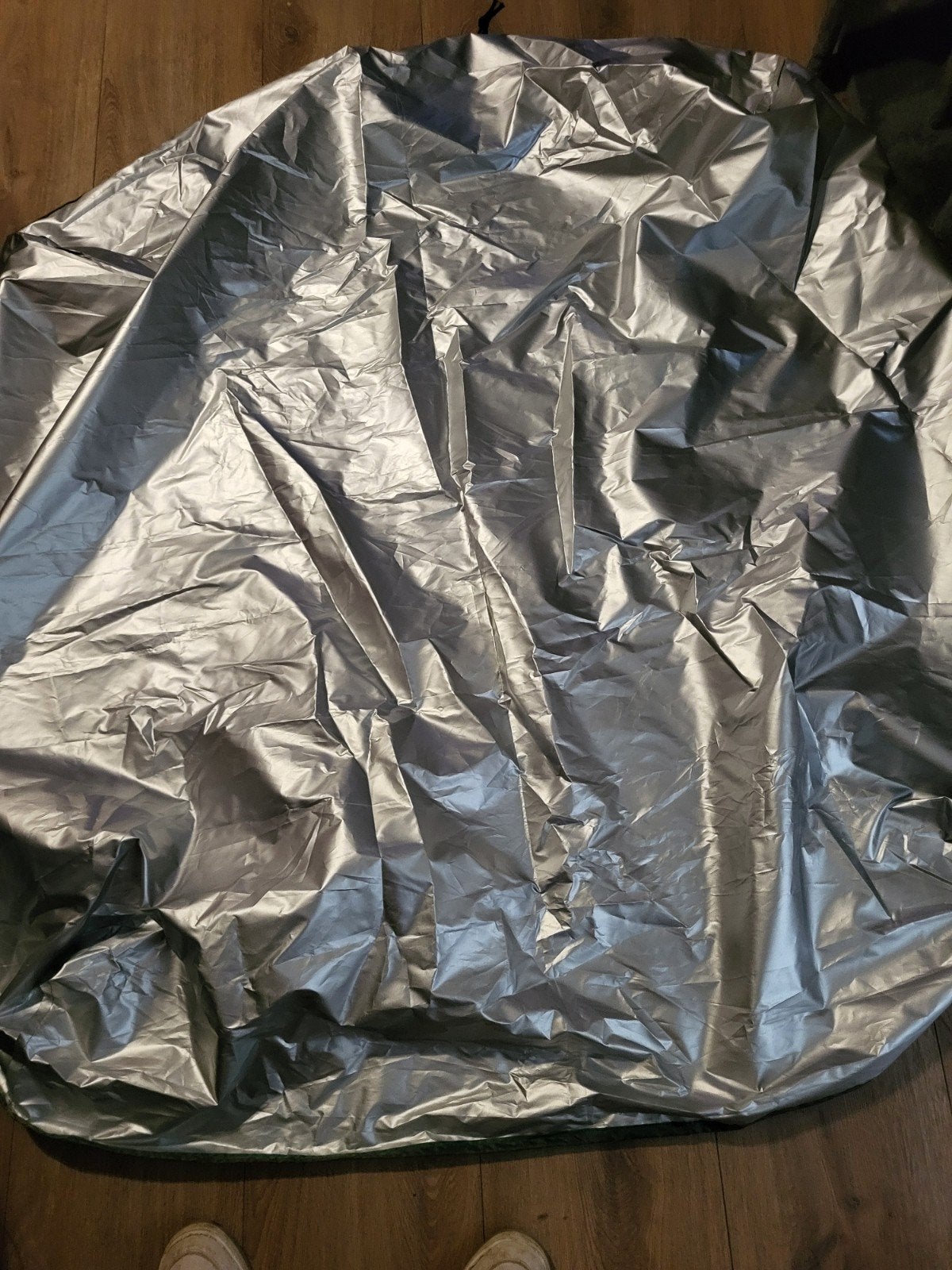 Hoes voor tuintafel of loungeset - Groen/Zilver, Tuin en Terras, Partytenten, Ophalen, Opvouwbaar, Minder dan 4 meter, Nieuw