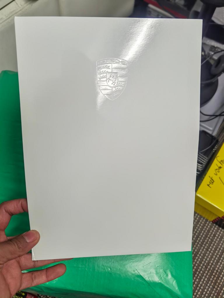 Nieuw origineel porsche papier map  3.5 pr stuk, Ophalen of Verzenden, Nieuw