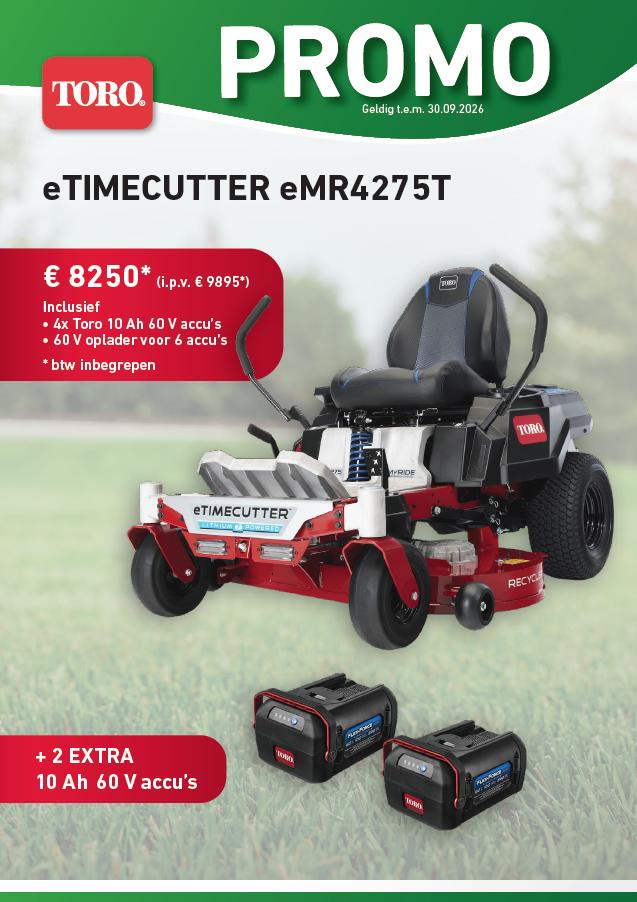 Elektrische Toro Zero-turnmaaier, Actie !!!, Tuin en Terras, Grasmaaiers, Ophalen, Nieuw, 50 cm of meer