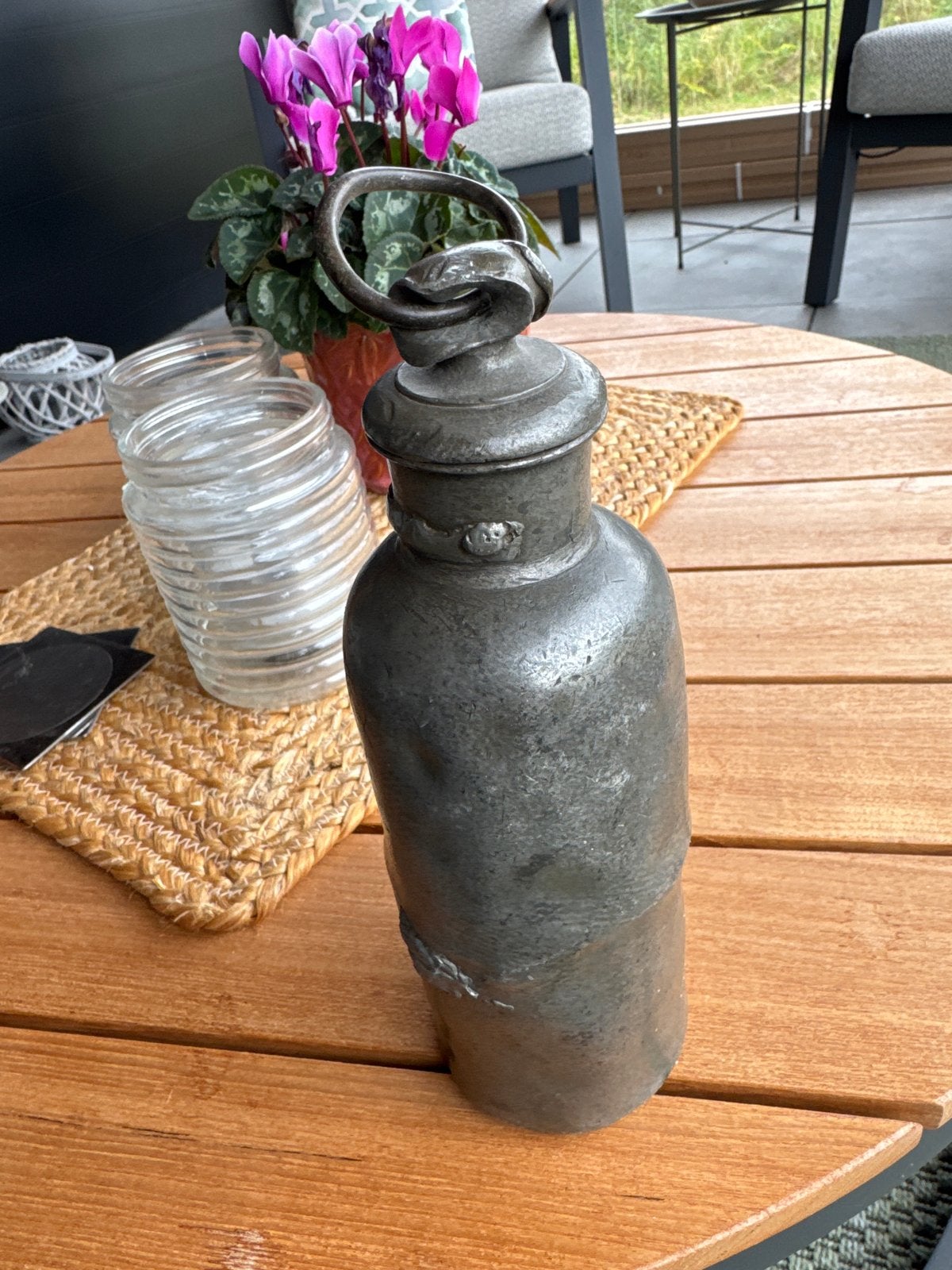 Antieke tinnen kruik, Antiek en Kunst, Ophalen