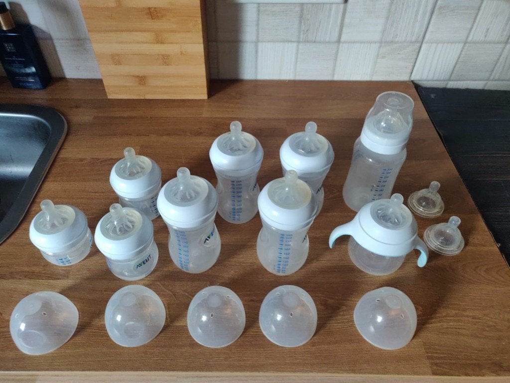 Complete set Philips Avent Flessen, Ophalen, Gebruikt, Flessen- of potjesverwarmer