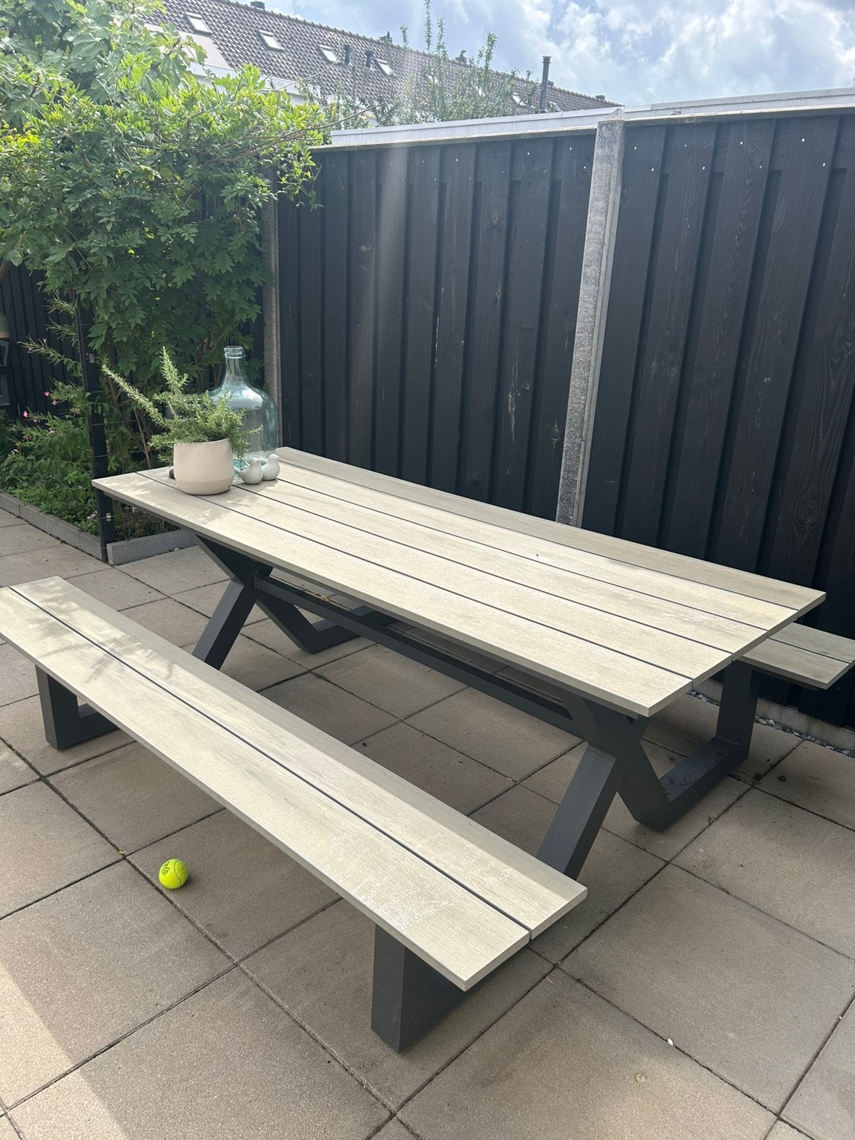 Picknicktafel, Tuin en Terras, Picknicktafels, Ophalen, Gebruikt, Rechthoekig, Overige materialen