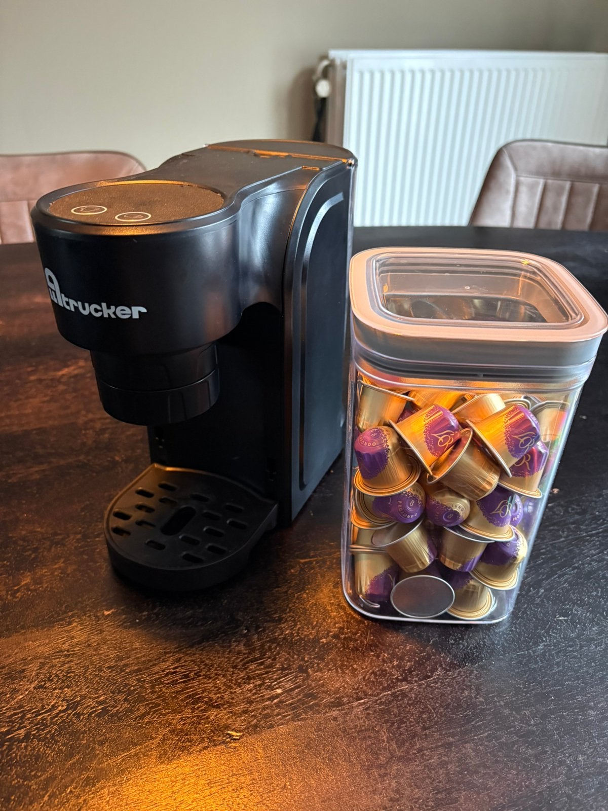 24 volt koffie zetter zonder omvormer, Ophalen of Verzenden, Zo goed als nieuw, Koffiemachine