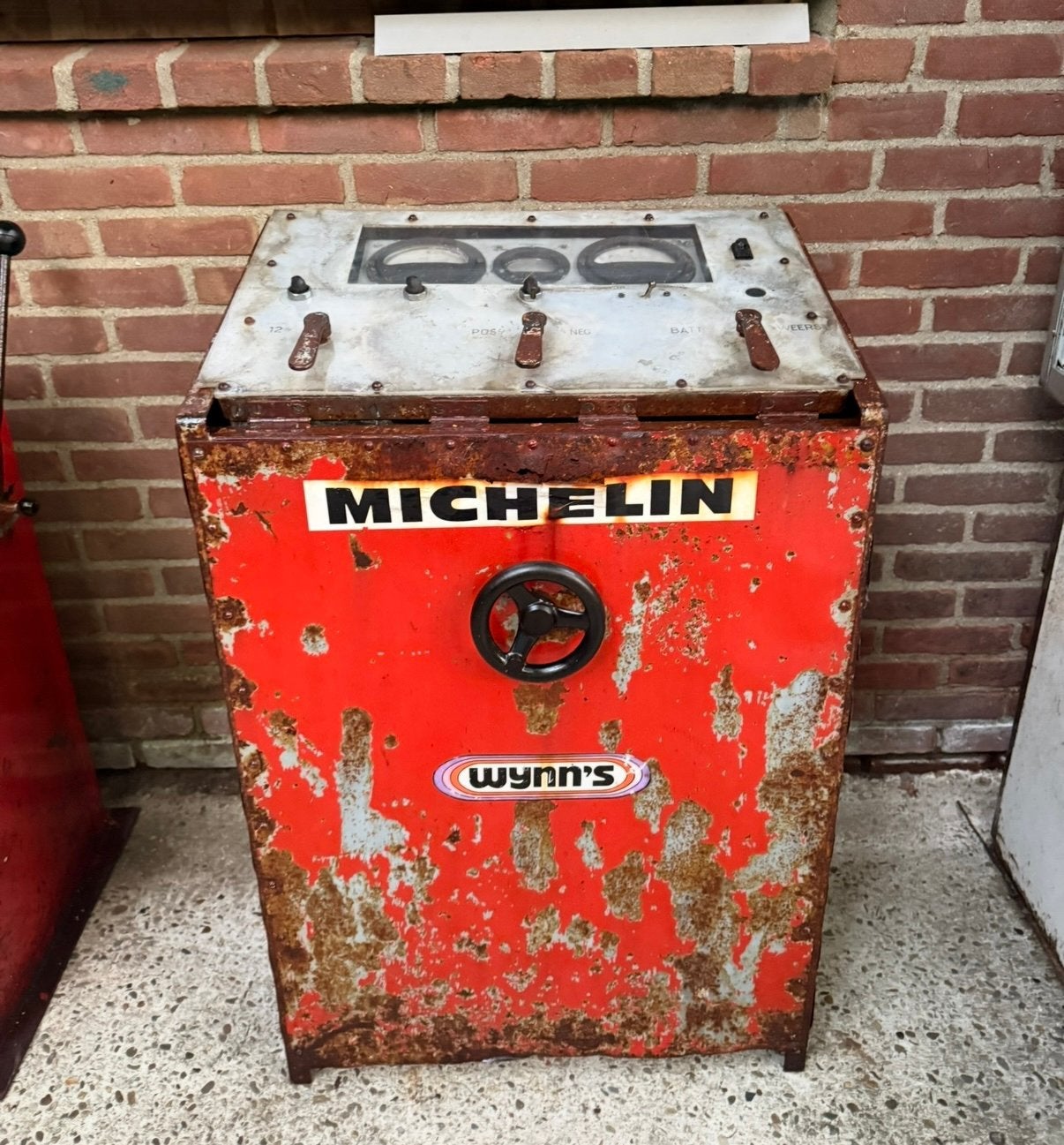 Unieke originele antieke garage accutester, Ophalen of Verzenden, Gebruikt, Gebruiksvoorwerp