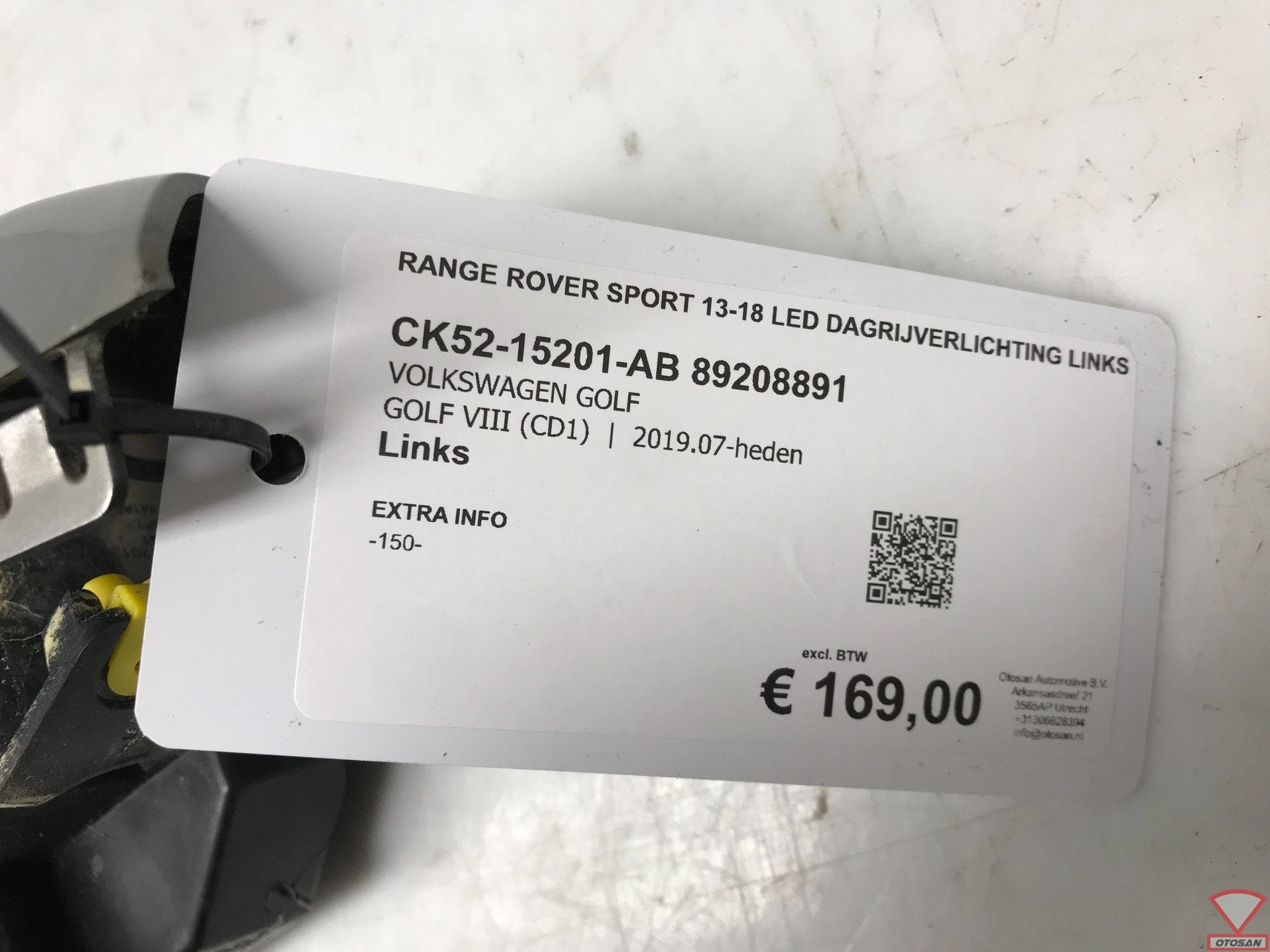 Range Rover Sport 13-18 LED Dagrijverlichting Links CK52-152, Gebruikt, Volkswagen, Abbey Road, Whitley 1
CV3 4LF  Coventry, Jaguar Land Rover Limited