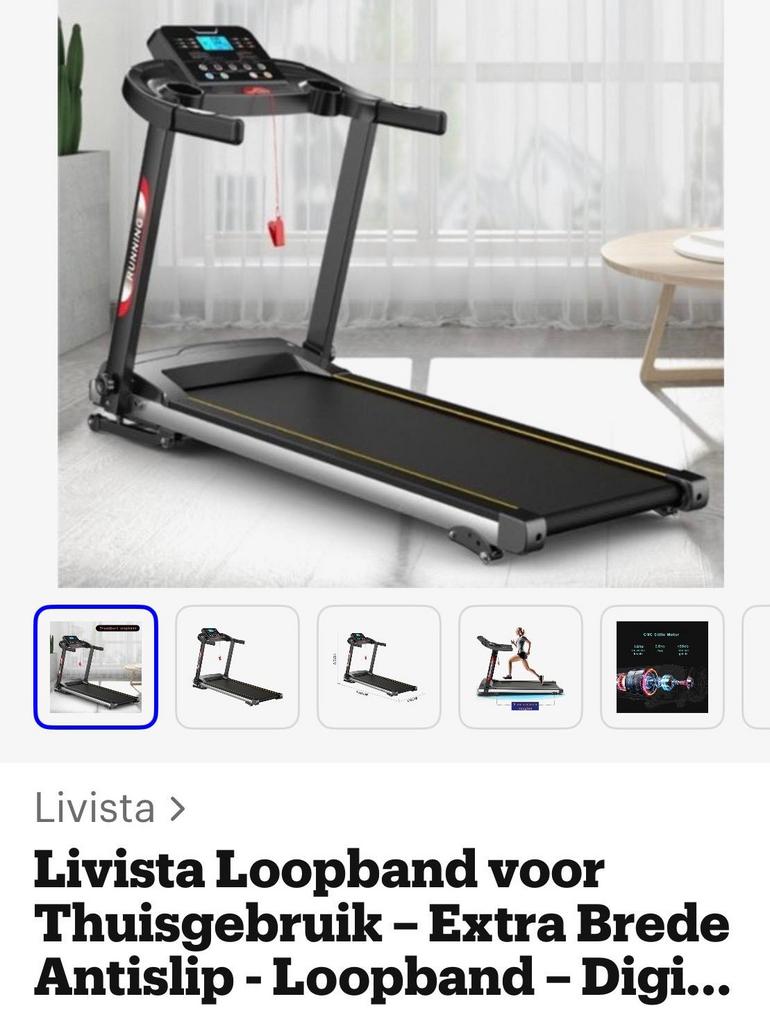 Loopband Nieuwe, Sport en Fitness, Ophalen of Verzenden, Nieuw, Loopband