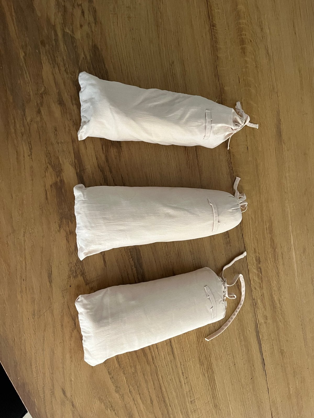 3 Katoenen Lakenzakken- Ideaal voor Reizen en Kamperen, Ophalen of Verzenden, Zo goed als nieuw
