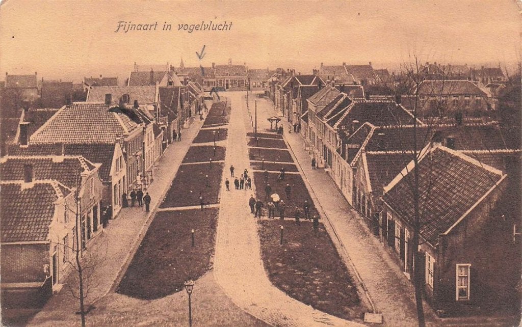 703-127-031 Fijnaart In Vogelvlucht, Ophalen of Verzenden, Voor 1920, Noord-Brabant
