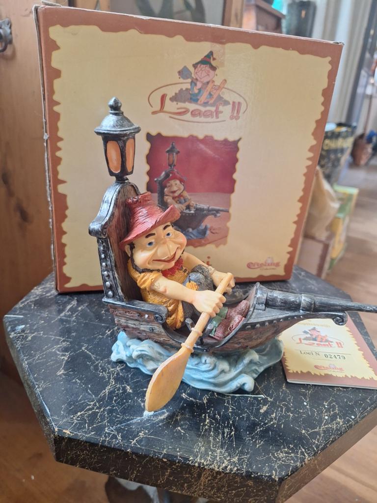 Laaf  Loei van de Efteling met paspoort en doosje, Ophalen of Verzenden, Zo goed als nieuw, Beeldje of Poppetje
