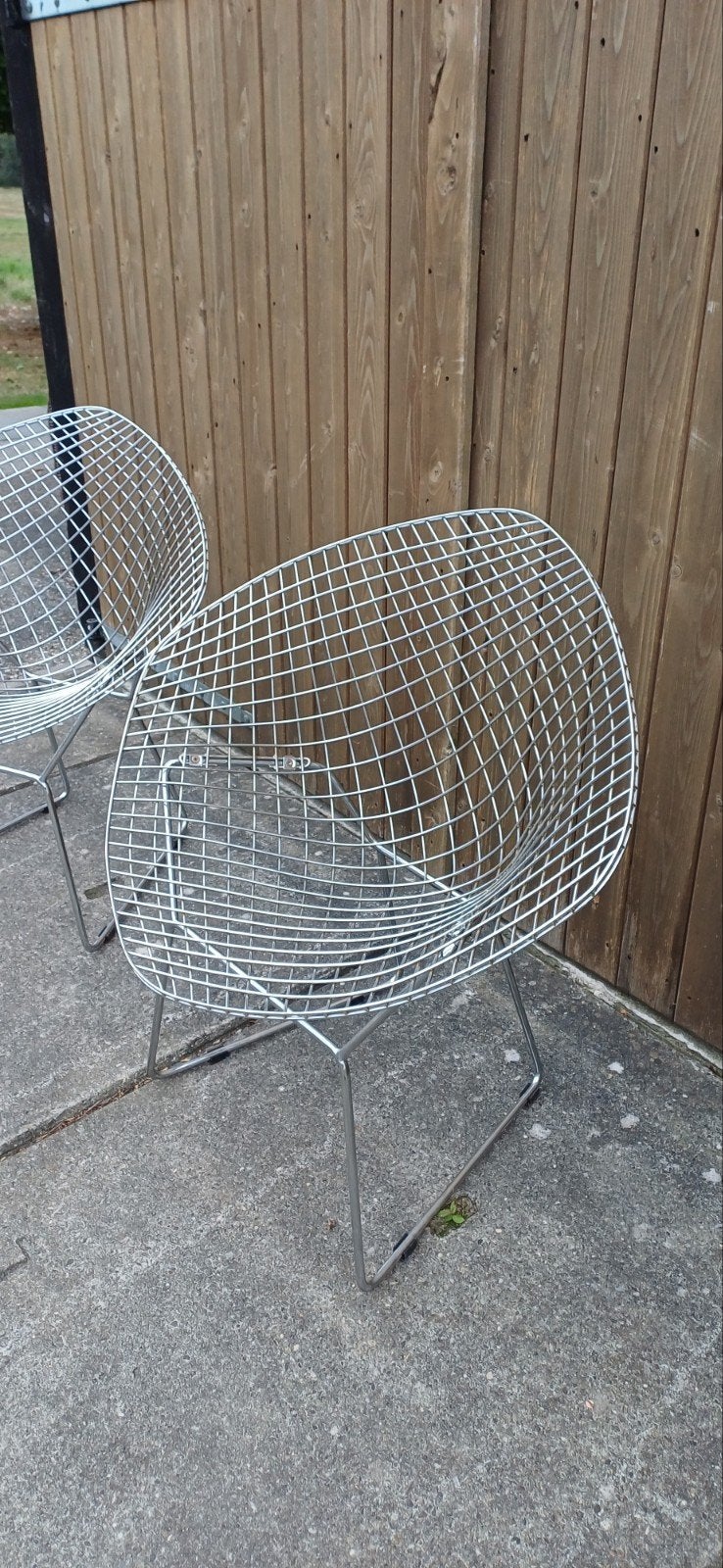harry bertoia  draadstoel, Ophalen