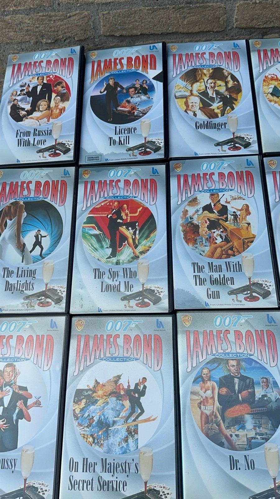 Grote James Bond VHS Collectie - Diverse Titels, Cd's en Dvd's, Ophalen of Verzenden, Actie en Avontuur, Vanaf 12 jaar, VHS
