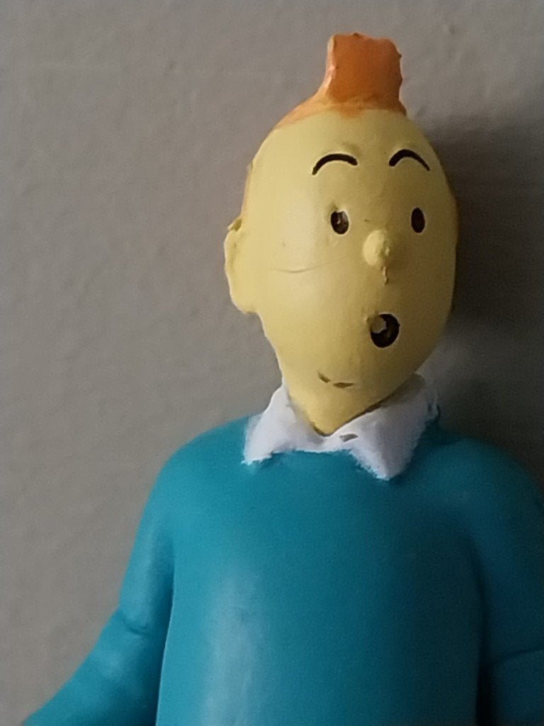 Kuifje - bijzonder/ziek, Ophalen of Verzenden, Kuifje, Zo goed als nieuw, Beeldje of Figuurtje