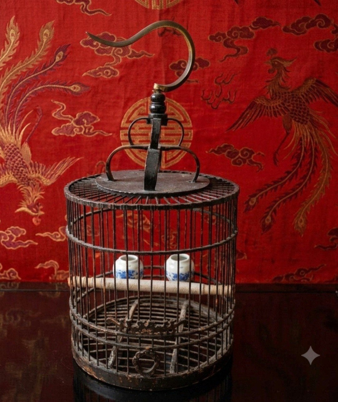 Antieke chinese vogelkooi, Antiek en Kunst, Ophalen