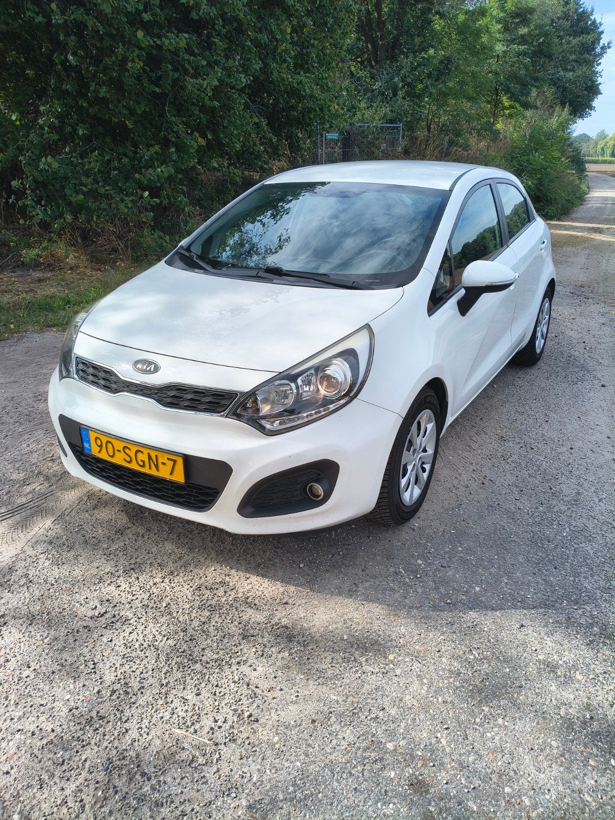 Kia Rio 1.2 I 5DRS 2011 Wit Super Pack, Zwart, 4 cilinders, Origineel Nederlands, Handgeschakeld