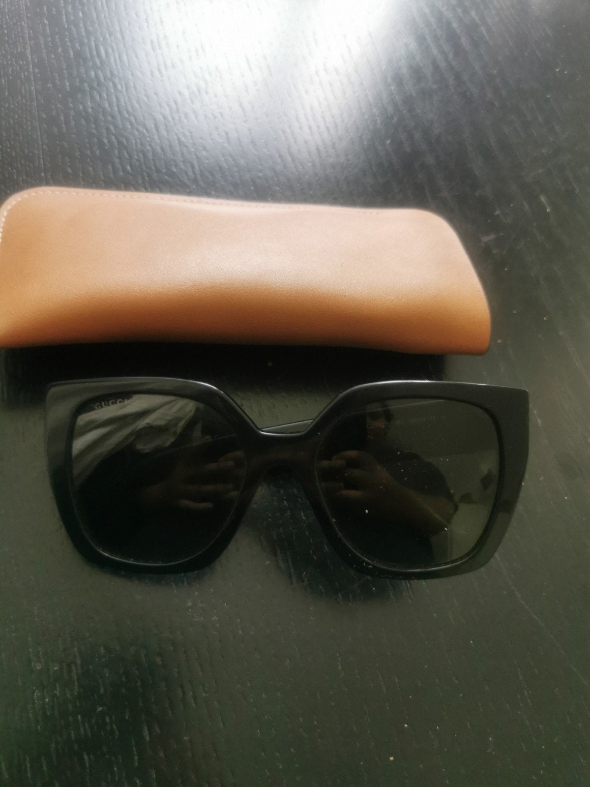 Gucci Zonnebril GG1300S 001 - Zo goed als nieuw, Zonnebril, Zwart, Zo goed als nieuw, Ophalen