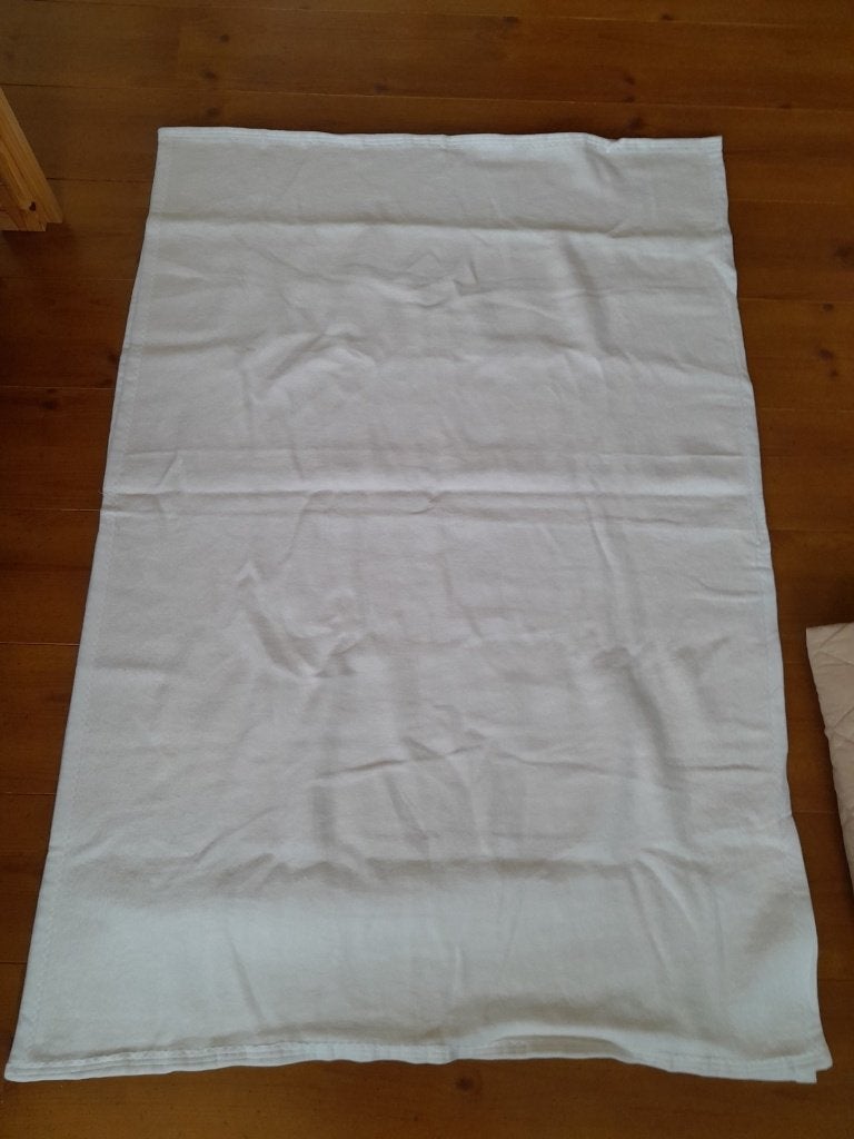 Prenatal dubbel ( 2 delen ) ledikant deken met klitteband ,, Ophalen of Verzenden, Deken