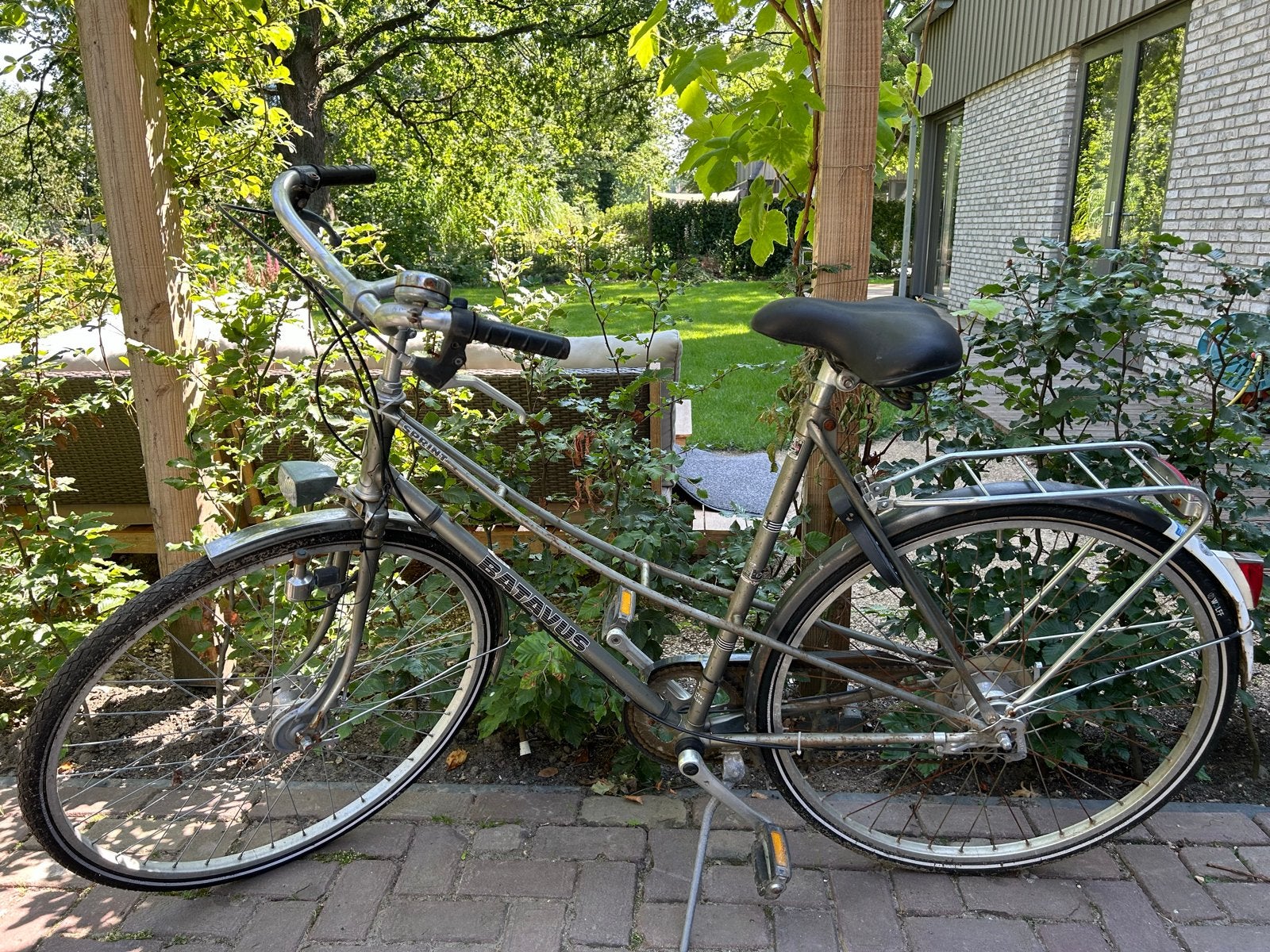 Retro Batavus Sprint Damesfiets - Gebruikt, Fietsen en Brommers, Ophalen, Velgrem, Versnellingen, Batavus