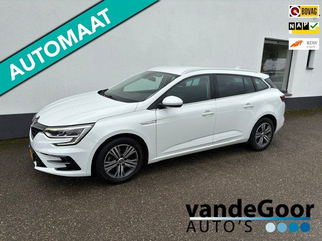 Renault Mégane Estate 1.3 TCe Intens, '21 aut., face lift,, Auto's, Renault, Stof, Gebruikt, 4 cilinders, 1283 kg
