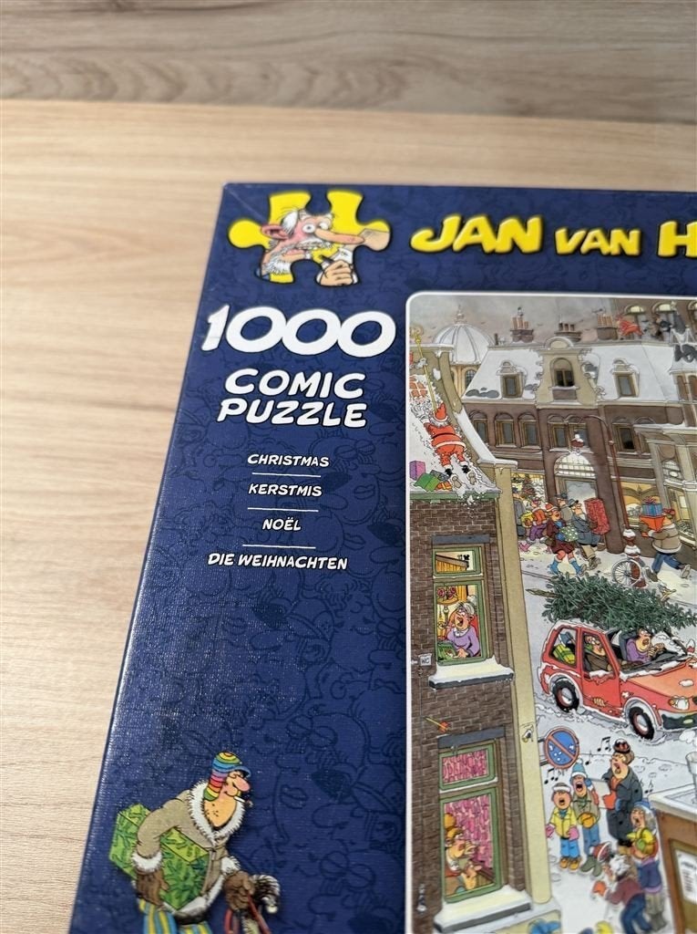 Jan van Haasteren - kerstmis - 1000 stuks - s6290, Verzenden, 500 t/m 1500 stukjes, Zo goed als nieuw