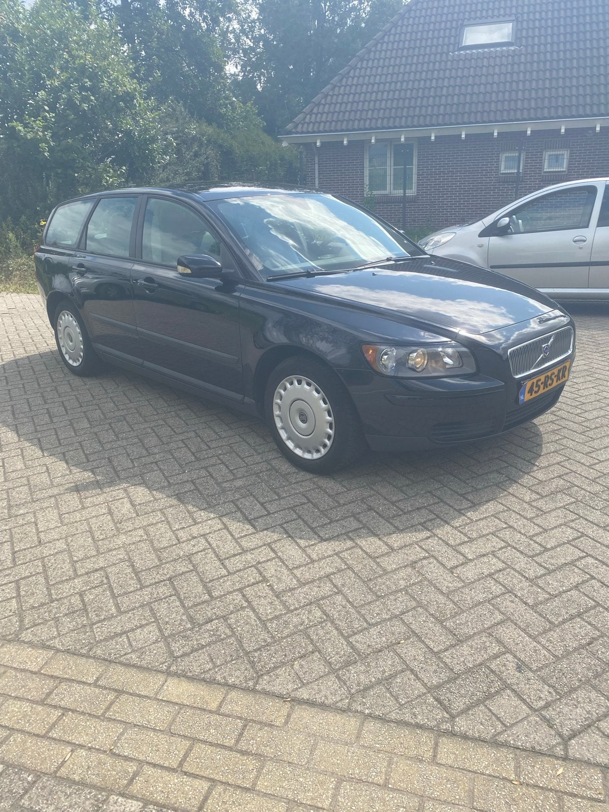Volvo V50 1.8 2005 Zwart, Auto's, Voorwielaandrijving, 1281 kg, 4 cilinders, Zwart