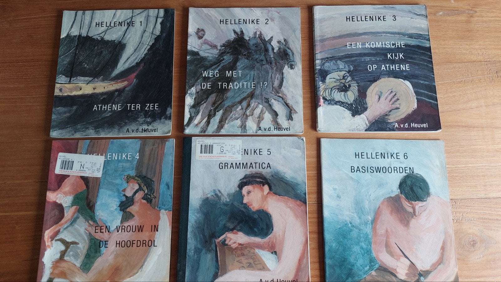 Hellenike 1-6 Grieks lesboeken, Boeken, Gelezen, Ophalen of Verzenden, Alpha, HERMAION