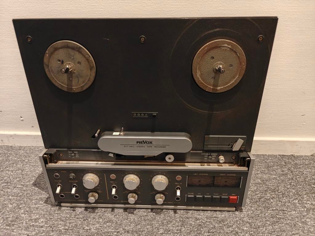 Revox B77 MK 2 4 sporen band recorder stereo, Audio, Tv en Foto, Bandrecorders, Bandrecorder, Ophalen