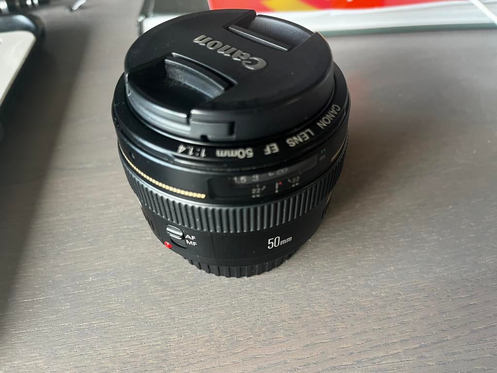 Canon EF 50mm f1.4 USM, Ophalen of Verzenden, Zo goed als nieuw, Standaardlens