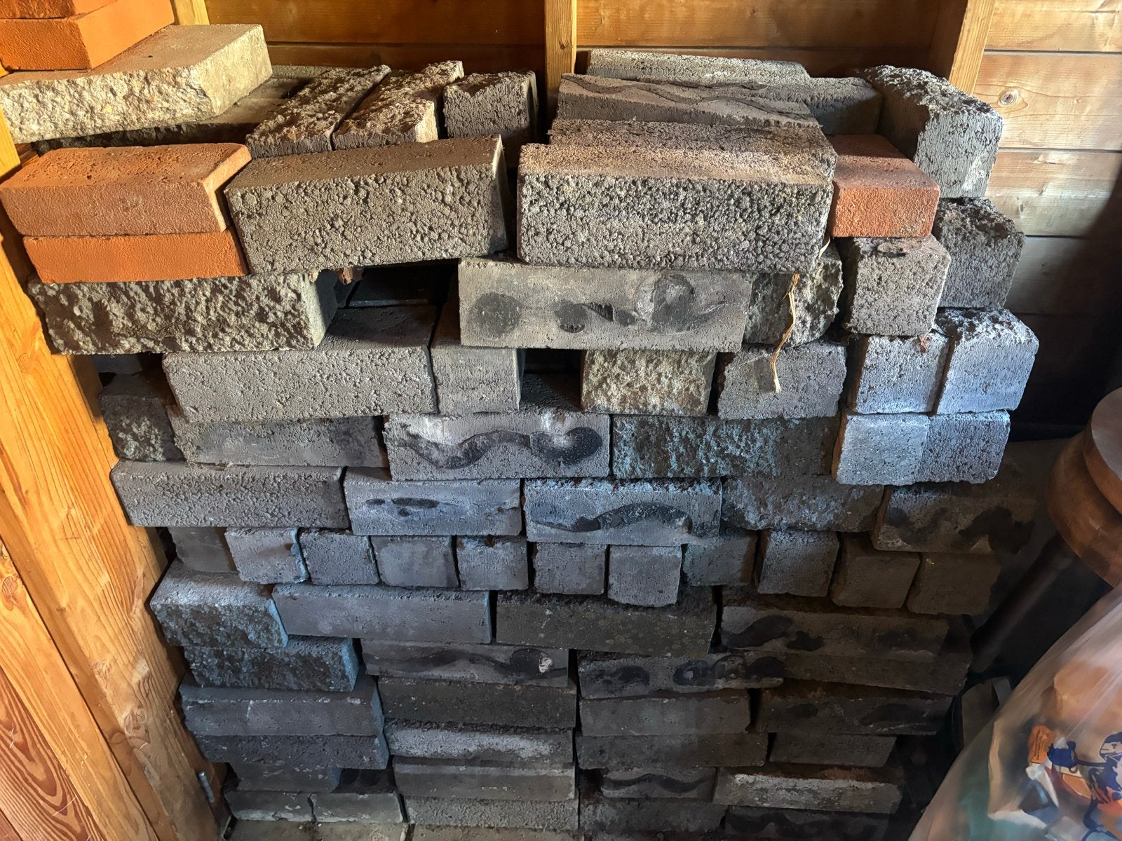 Diverse gebruikte stenen voor tuin of constructie, Doe-het-zelf en Verbouw, Metselstenen, Ophalen, Gebruikt, Beton