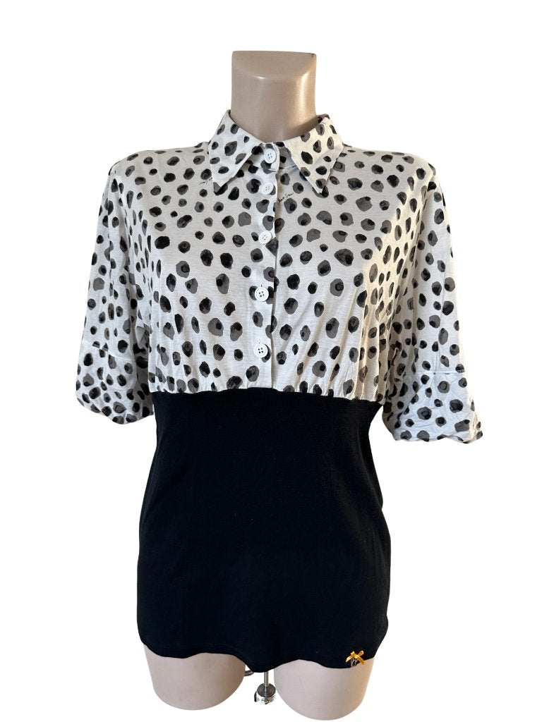 Marc Cain shirt XL, Wit, Maat 46/48 (XL) of groter, Ophalen of Verzenden, Zo goed als nieuw
