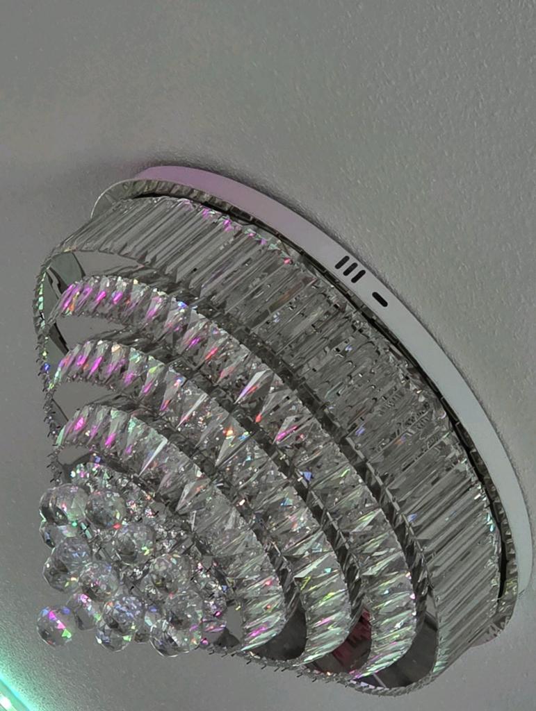Luxe kroonluchters / hanglampen te koop 
Prachtige moderne, Ophalen, Zo goed als nieuw, Minder dan 50 cm