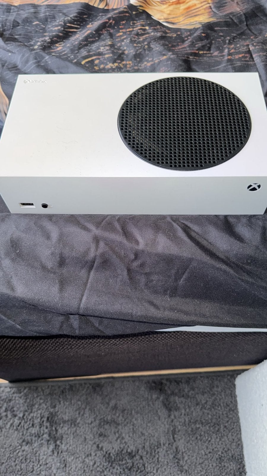 Xbox Series S met blauwe controller, Ophalen, Zo goed als nieuw, Xbox Series S