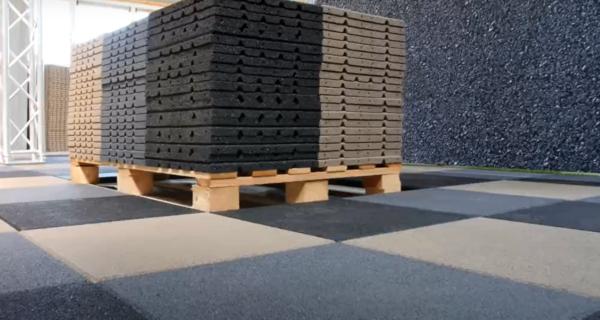 Nieuwe Rubber terras tegel 50x50x3 pg balkon sport spel tuin, Ophalen of Verzenden, Nieuw