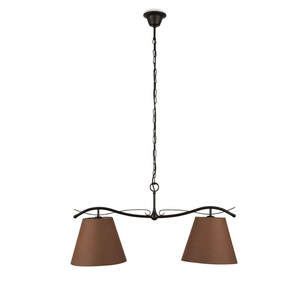 PHILIPS myLiving Elmore Hanglamp Rustic Brown -50% OFF!!!, Ophalen of Verzenden, Nieuw, Metaal, E27 (groot)
