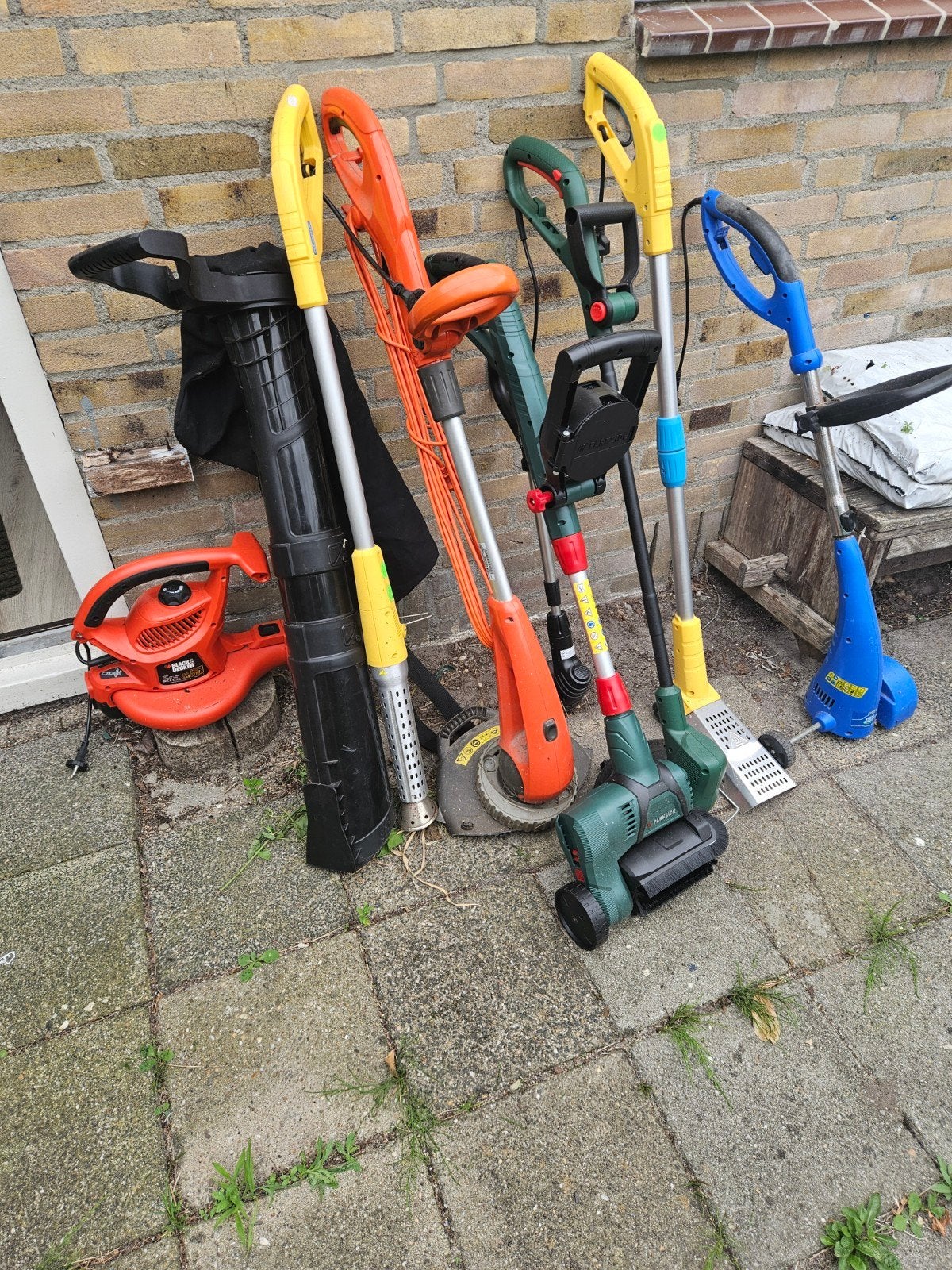 8 stuks tuingereedschap: bladblazer, onkruidbranders, etc., Ophalen of Verzenden