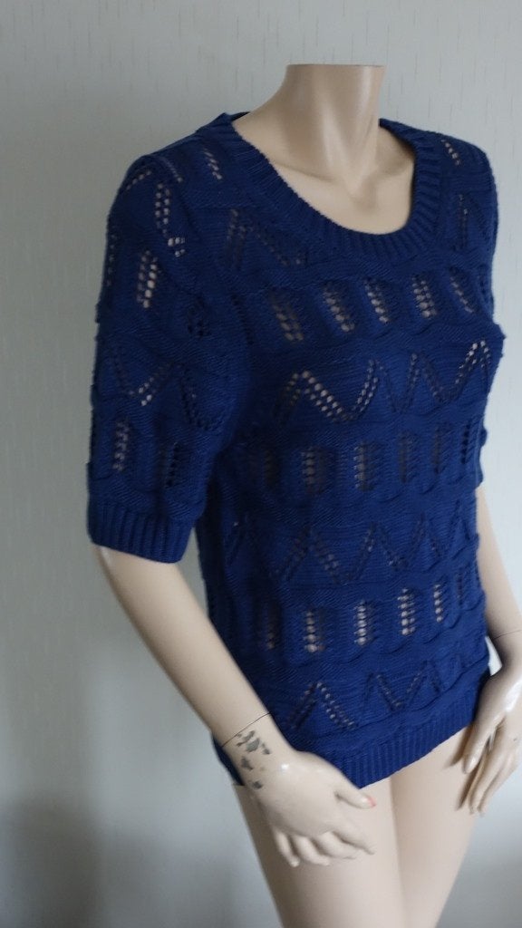 nieuw donkerblauw AN`GE truitje, AN`GE, Nieuw, Maat 36 (S), Verzenden