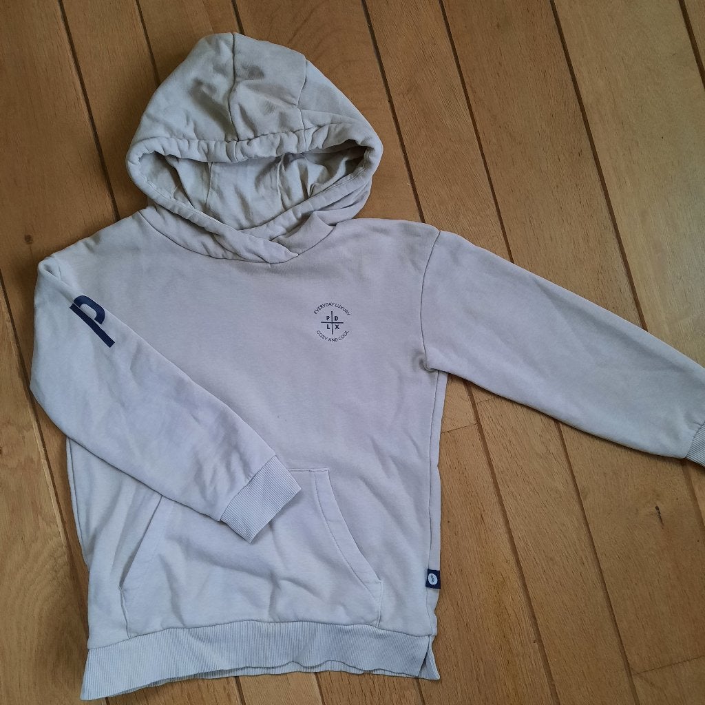 Pomp de Lux hooded sweater beige maat 122/128, Meisje, Trui of Vest, Ophalen of Verzenden, Zo goed als nieuw