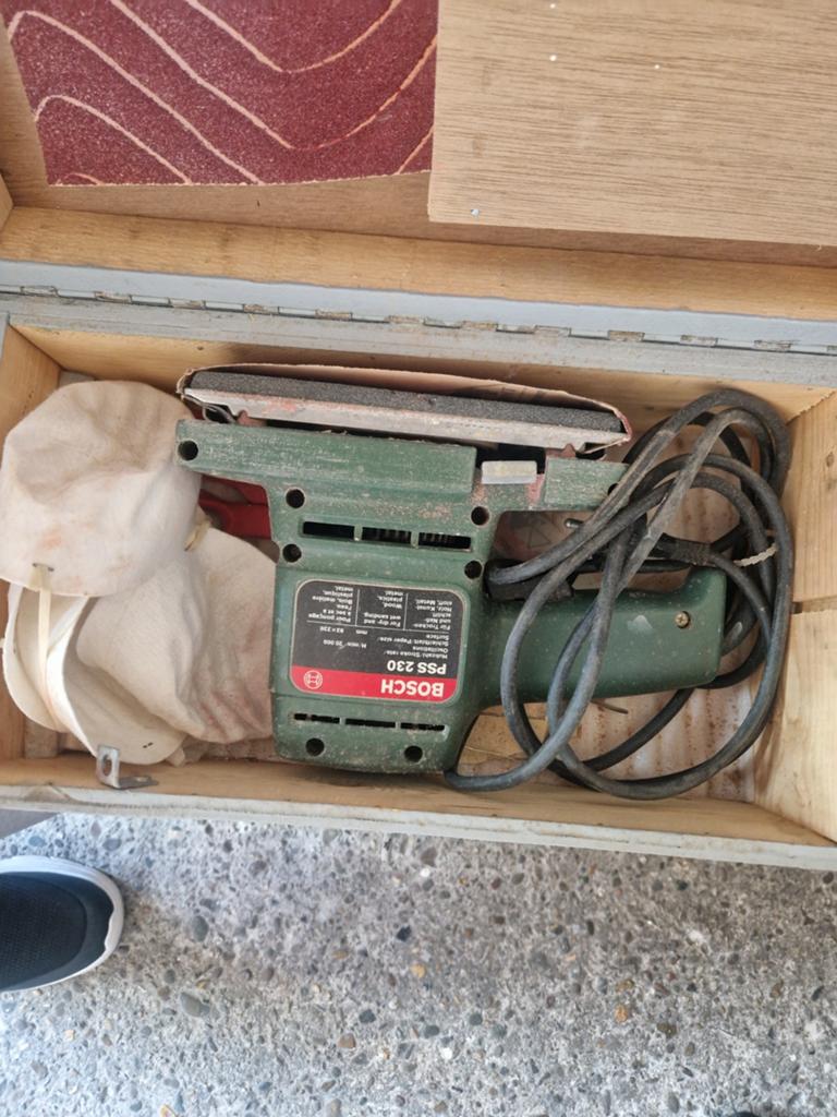 Schuurmachine, Ophalen of Verzenden, Gebruikt, Minder dan 600 watt, Vlakschuurmachine
