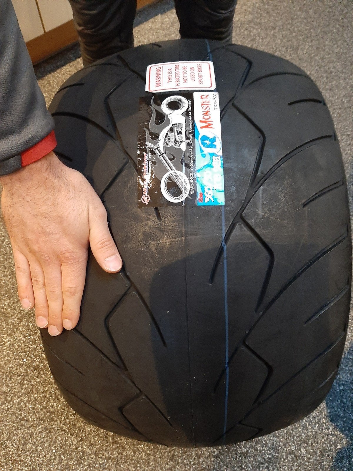 Nieuwe  achter  band 360x35x18, Motoren, Ophalen of Verzenden