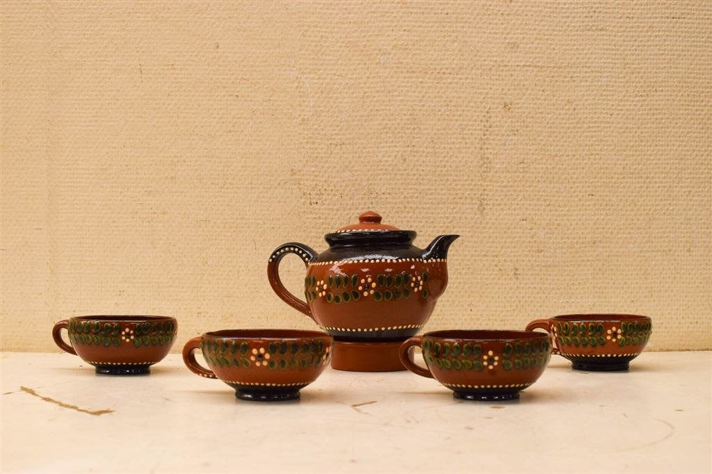 7 delig schneider Marburg koffie servies 45712, Gebruikt, Ophalen of Verzenden, Bord(en), Overige stijlen