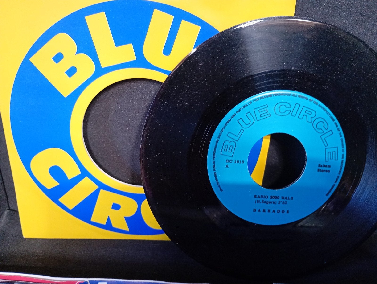 Barbados - Radio 3000 Wals (Blue Circle 7 inch vinyl), Ophalen, Gebruikt, Overige genres, 7 inch
