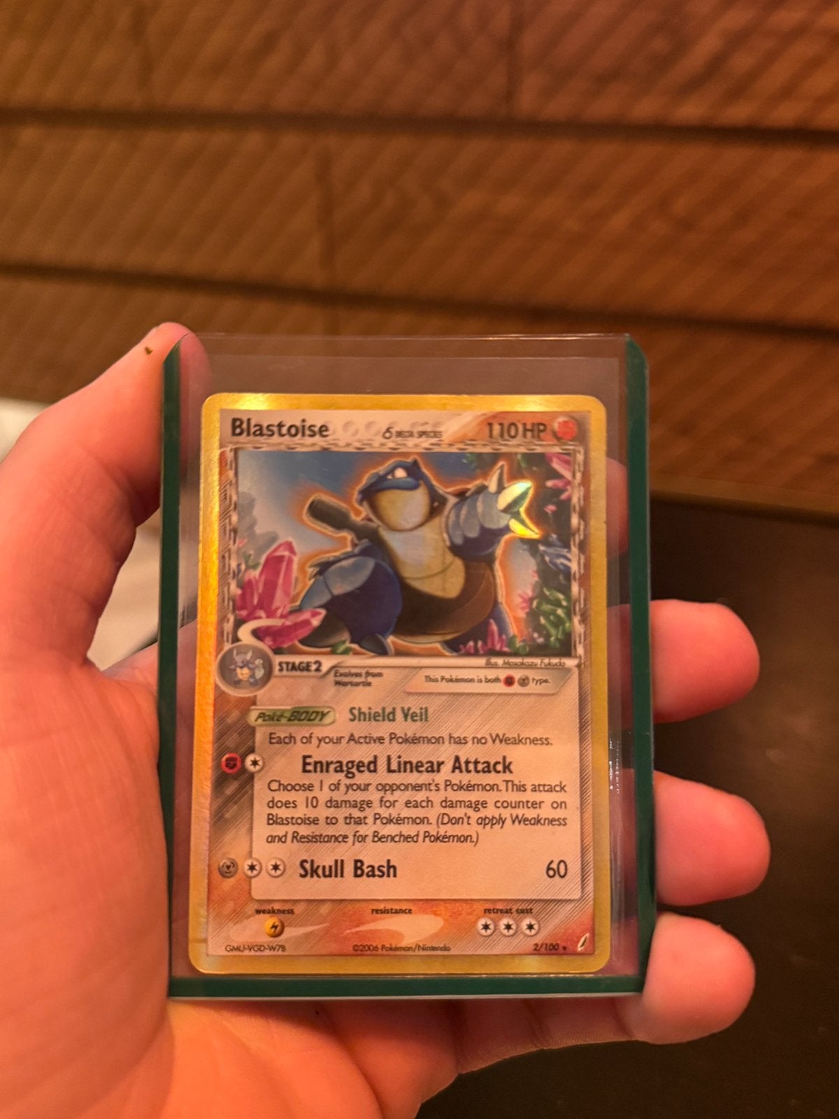 Blastoise δ Holo 2/100 – EX Crystal Guardians – Pokémon 2006, Ophalen of Verzenden