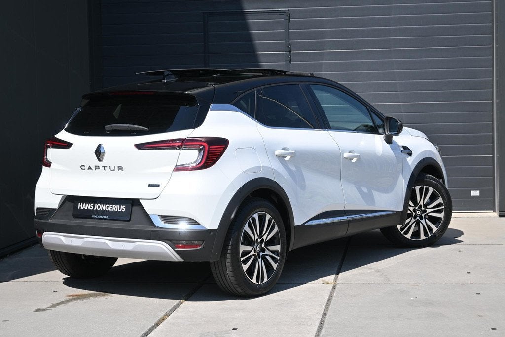 Renault Captur E-Tech full hybrid 145 iconic | SCHUIF/KANTEL, Stof, Gebruikt, 715 kg, Wit