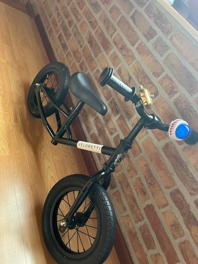 Veloretti loopfiets zwart. Als nieuw!, Ophalen of Verzenden, Zo goed als nieuw, Loopfiets