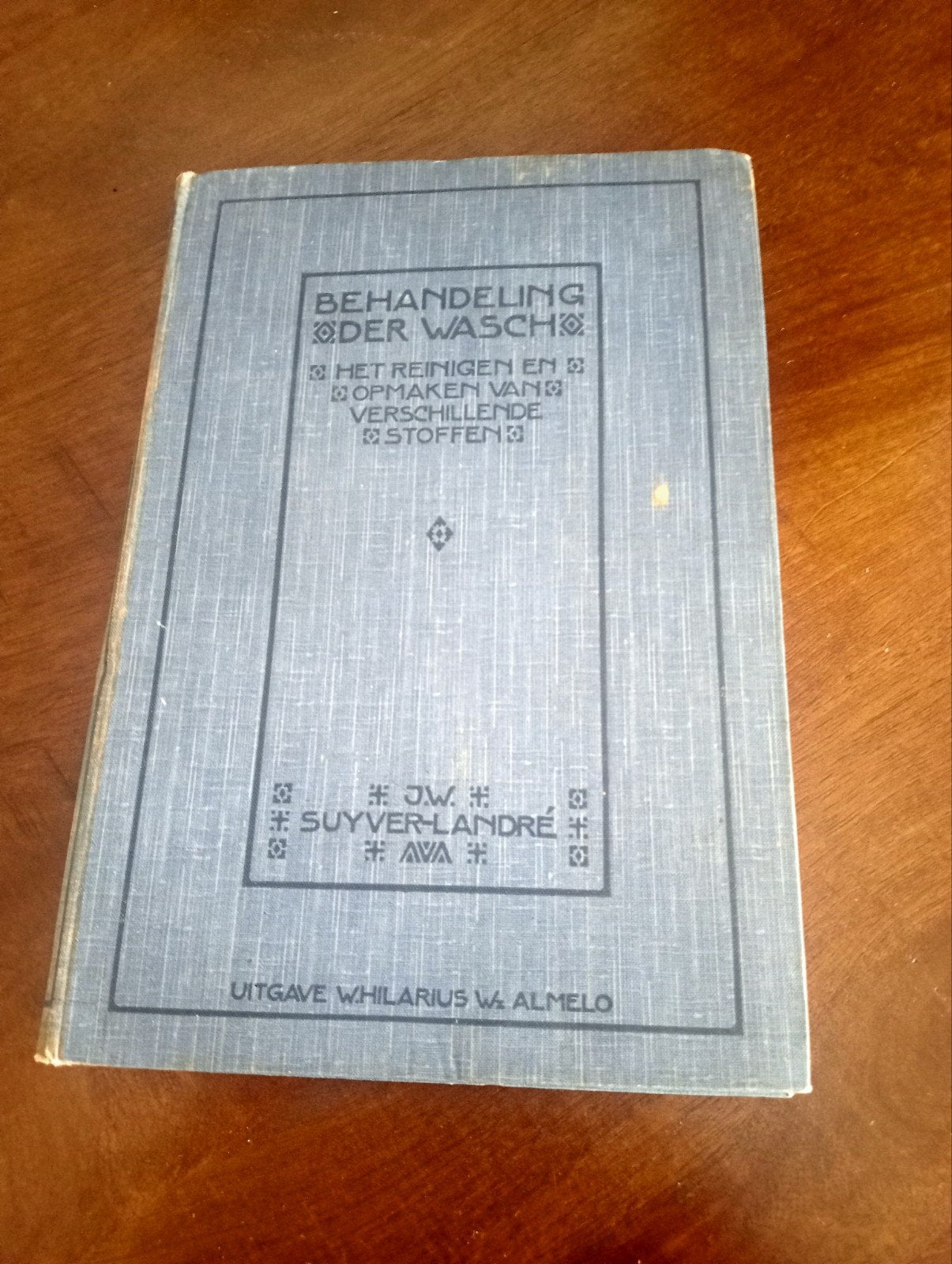 Behandeling der Wasch..W.Suyver-Landre..1916, Ophalen of Verzenden