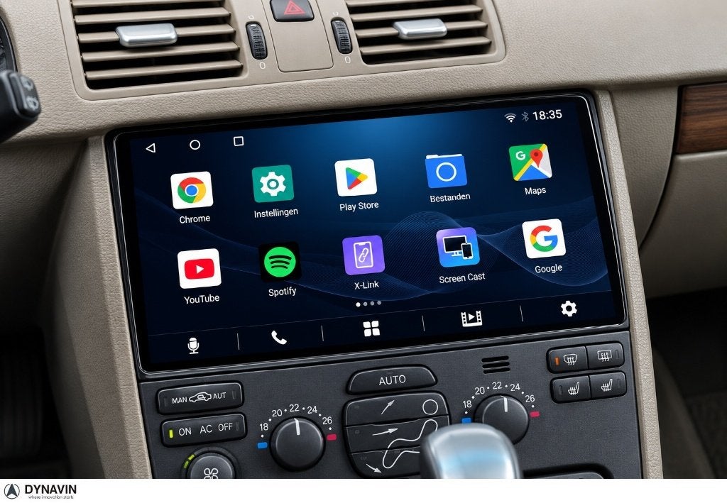 android scherm volvo xc90 carplay android 16 usb Dynavin