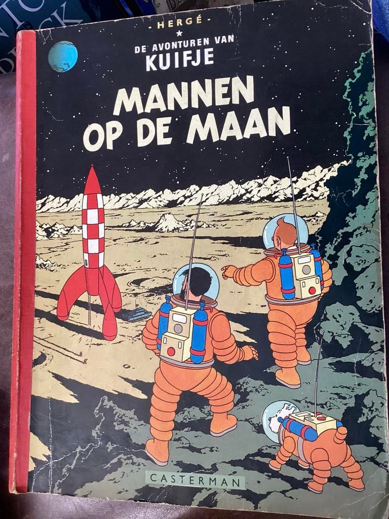 Kuifje: Mannen op de Maan - Klassiek stripboek, Eén stripboek, Verzenden, Gelezen